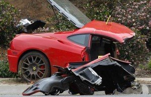 ferrari crash
