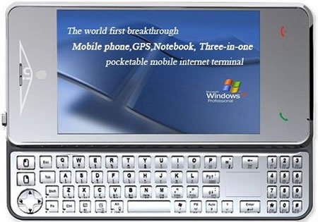 Telemóvel com Windows XP