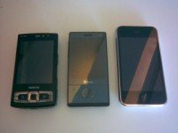 iPhone 3G Vs Nokia N95 8Gb vs Htc Diamond - Comparação PCMANIAS