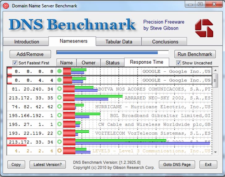 DNS Benchmark