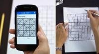 Google Googles resolve puzzles Sudoku