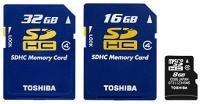 Cartões SD mais rápidos do mundo são Toshiba